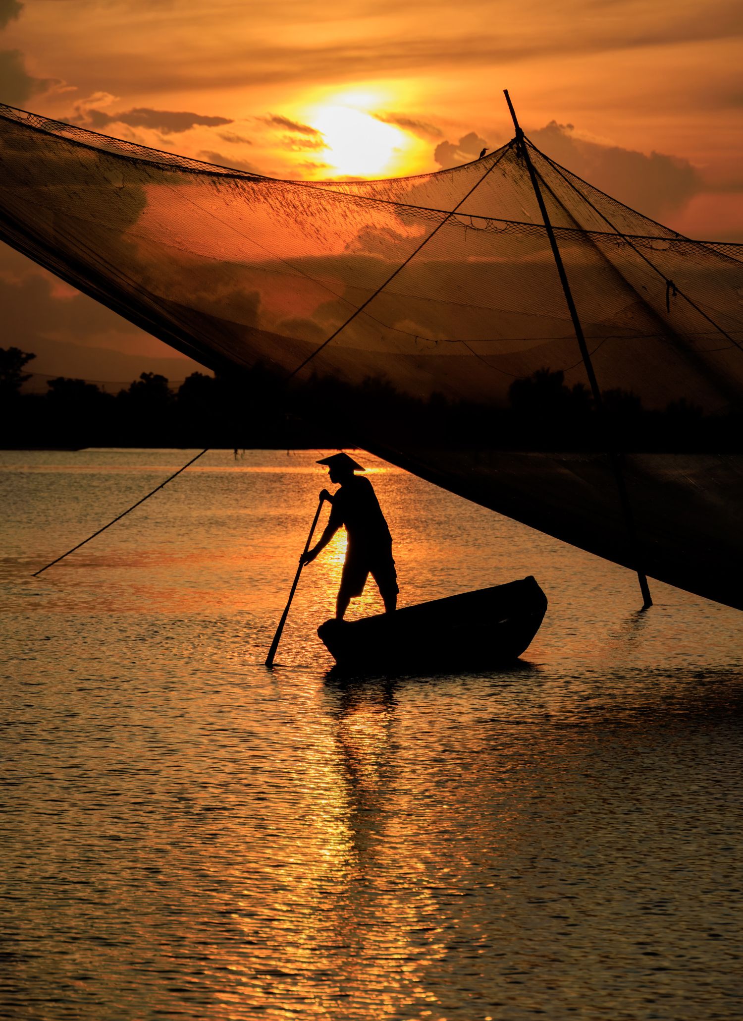 Fishing at Sunrise