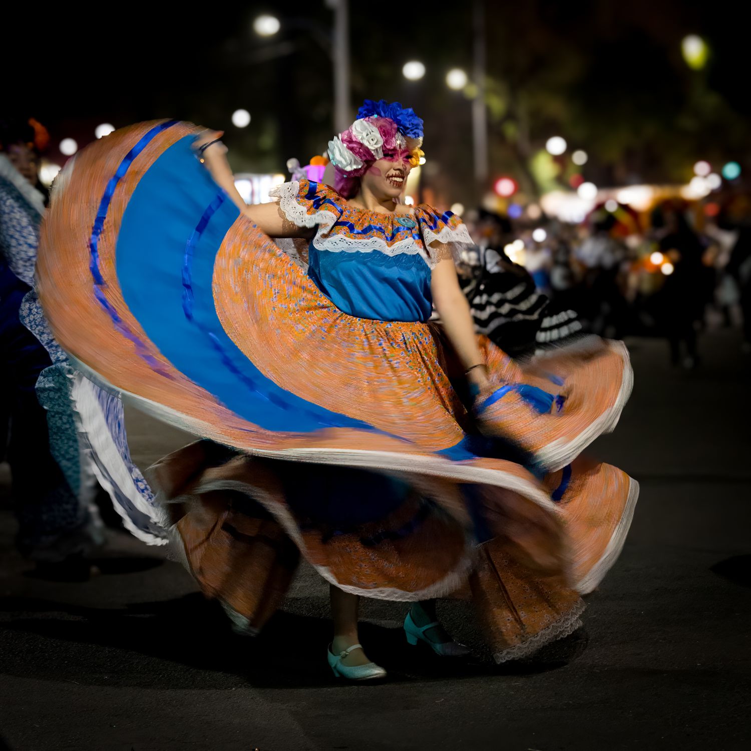 Mexico City Day of The Dead Parade 3