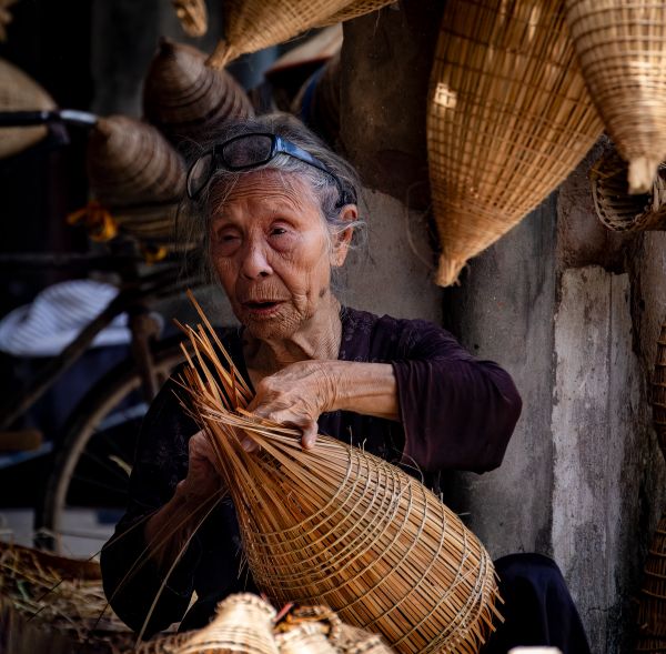 Fishing Basket Weaving