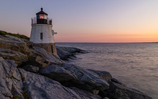 Castle Hill Lighthouse Sunset