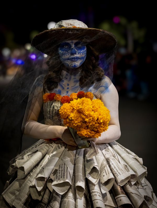 Mexico City Day of The Dead Parade 1