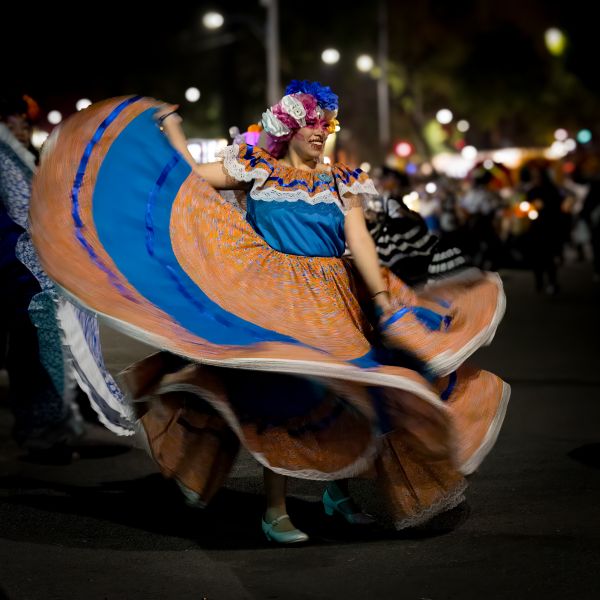 Mexico City Day of The Dead Parade 3