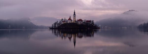 Lake Bled Dawn Glow