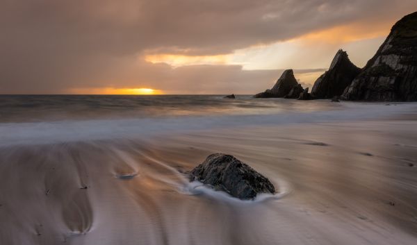 Wyscombe Beach Sunset